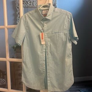 Men’s Slim fit Short Sleeve Anchor Shirt M NWT